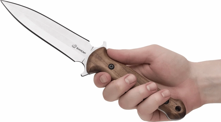 Poignée ergonomique en noyer