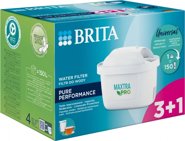 BRITA MAXTRA PRO Pure Performance Replacement Filters 3+1