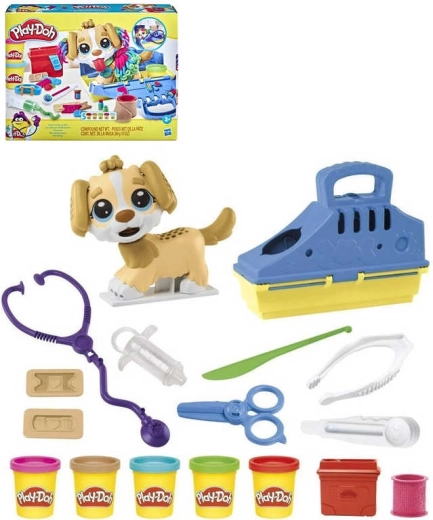 Play-Doh Malý veterinárny lekár kreatívna súprava so psíkom a plastelínou