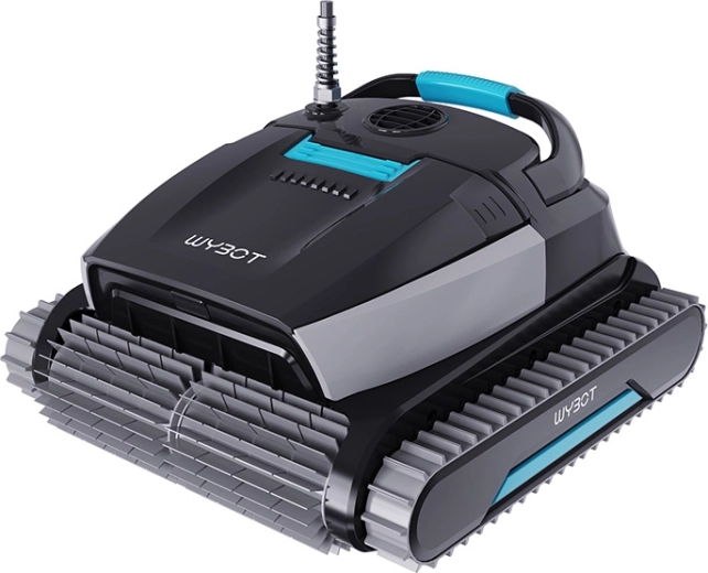 Versatile cleaning: floor, walls, and waterline