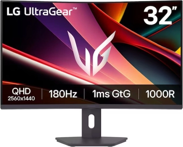LG UltraGear 32" gebogen gamingmonitor QHD 180 Hz