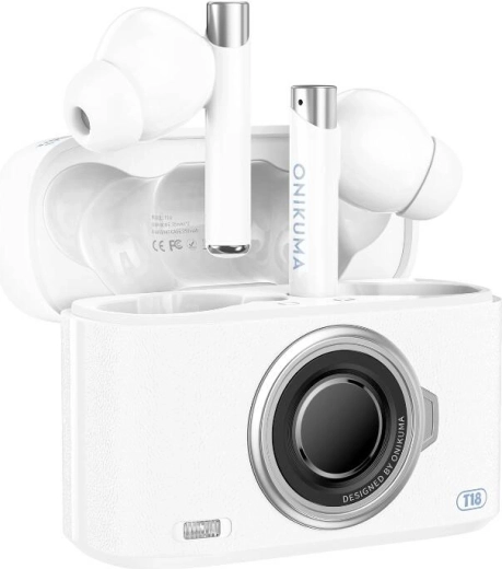 Wireless Earbuds ONIKUMA T18 White
