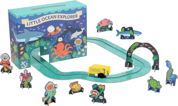 Petit Collage set di gioco esplorazione oceano
