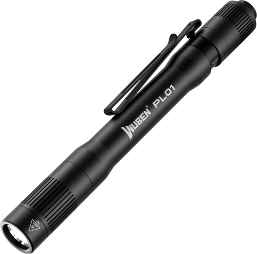 Wuben PL01 kapesní LED svítilna ve tvaru pera 650 lm černá