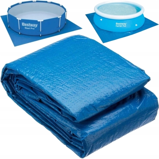 Protection fiable sous une piscine hors-sol