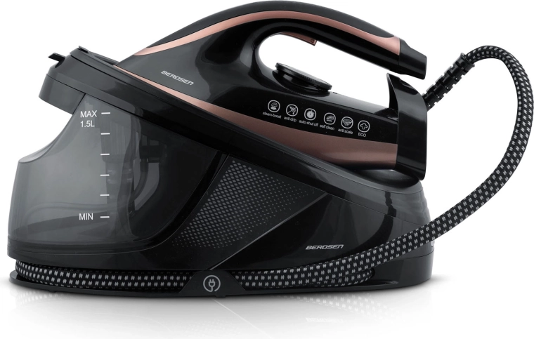 Powerful, smoothly adjustable steam