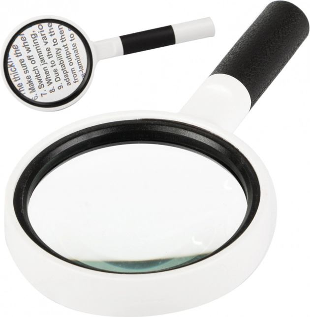 Ročna lupa za branje 65 mm, 6× povečava