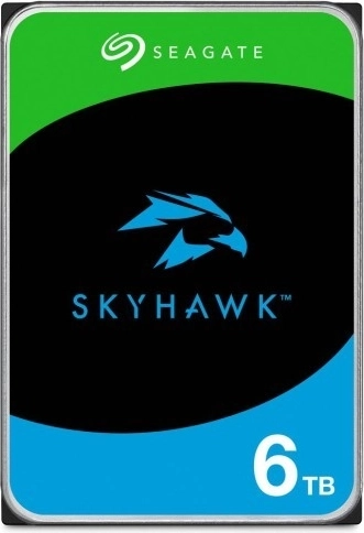 seagate skyhawk 6 tb 3,5" sata hdd per videosorveglianza, 256 mb cache