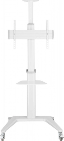 Mobilní TV stojan TECHLY 37–70" s nosností 70 kg, bílý