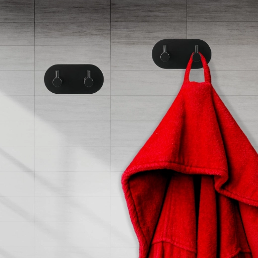 Modern metal design in matte black