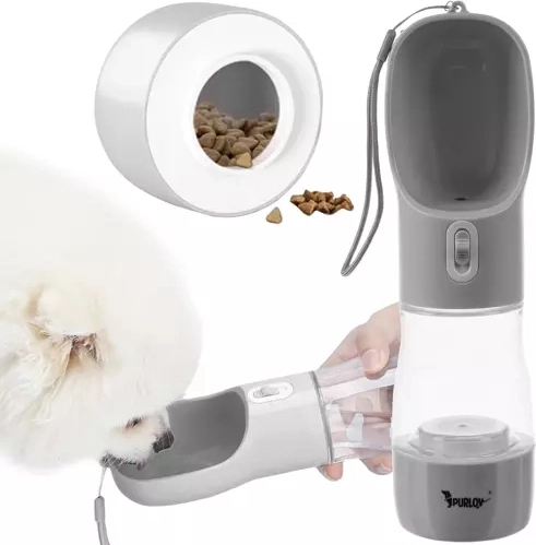Travel Bottle with Pet Bowl Purlov