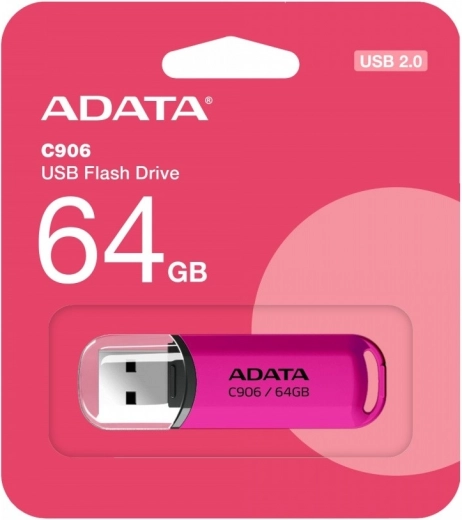 Disco Flash ADATA 64GB USB 2.0 Rosa