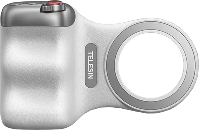 Telesin poignée magnétique MagSafe Fun Shot Grip2 blanche