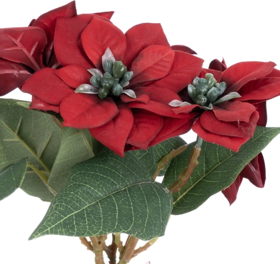 Realistisk udseende af blade og blomster