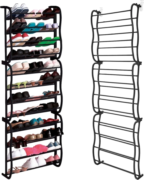 Organizzatore sospeso per scarpe da porta, 12 ripiani, MODERNHOME