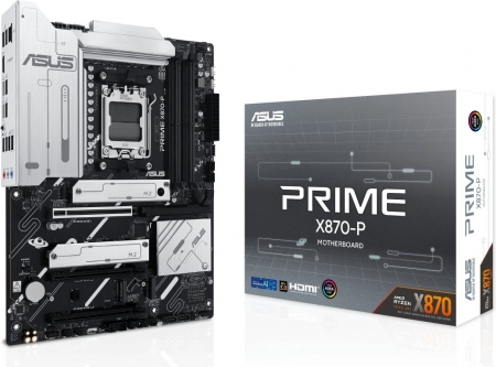 Asus PRIME X870-P – scheda madre ATX per AMD AM5 con DDR5, HDMI e USB‑C