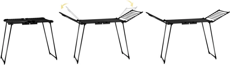 Folding wings and quick setup