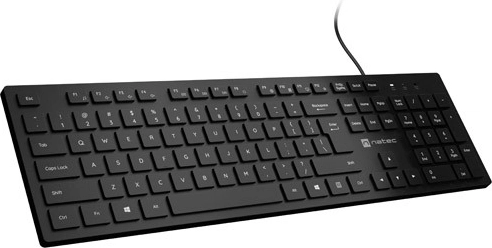 Full-size layout with numeric keypad