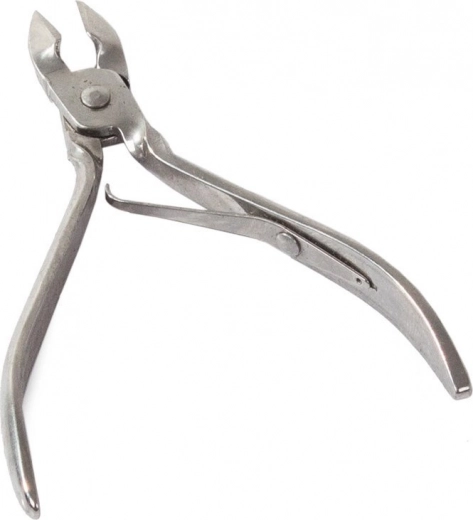 Precision Cuticle and Nail Nippers, Stainless Steel, 10 mm