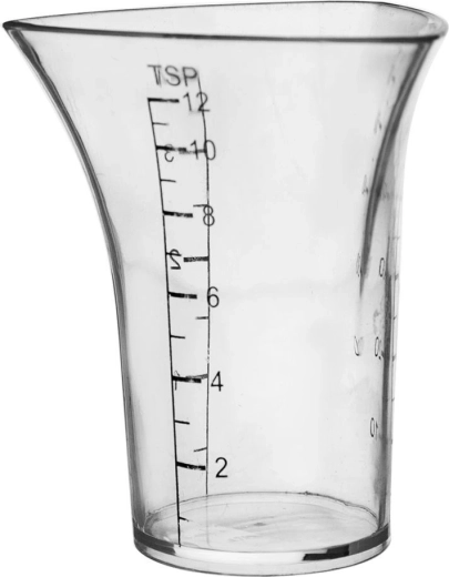 Scale for tablespoons and teaspoons