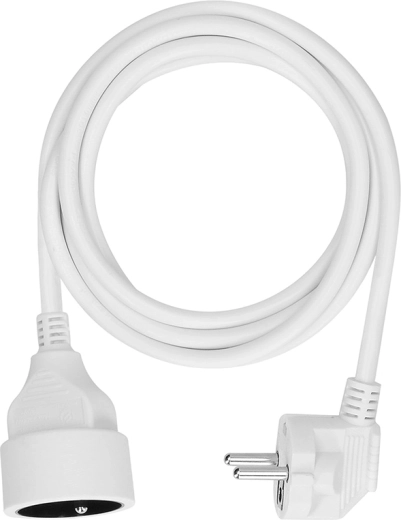 Solight prolunga con giunto, 1 presa, 2 m, bianca