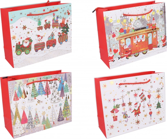 Geschenktasche S 24,5 × 19,5 × 9,5 cm Weihnachten