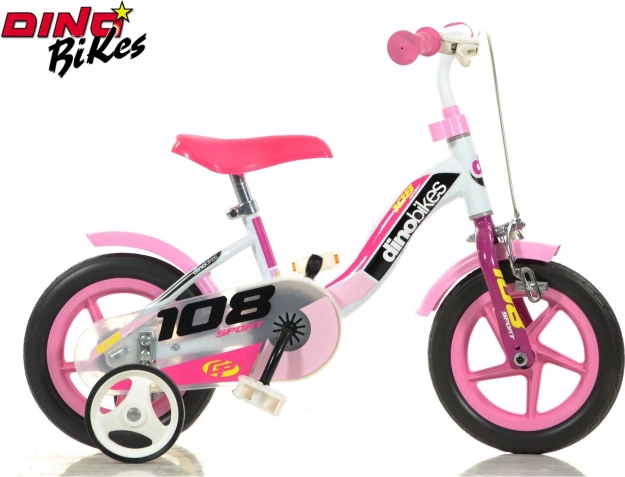 Kids' Bike 10" Dino Bikes Girl pink
