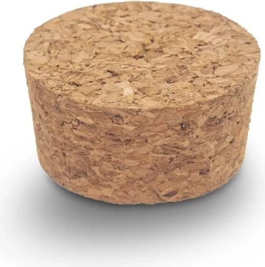 Conische kurken stop 4,3–3,7 × 2,4 cm, 3 stuks