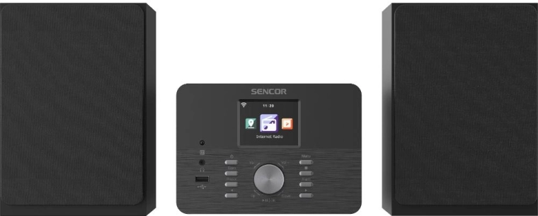 Sencor Micro System with Wi-Fi, DAB+ and CD
