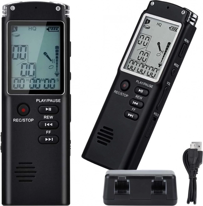 Voice Recorder MP3 Player with 8GB Memory and Sensitive Microphone