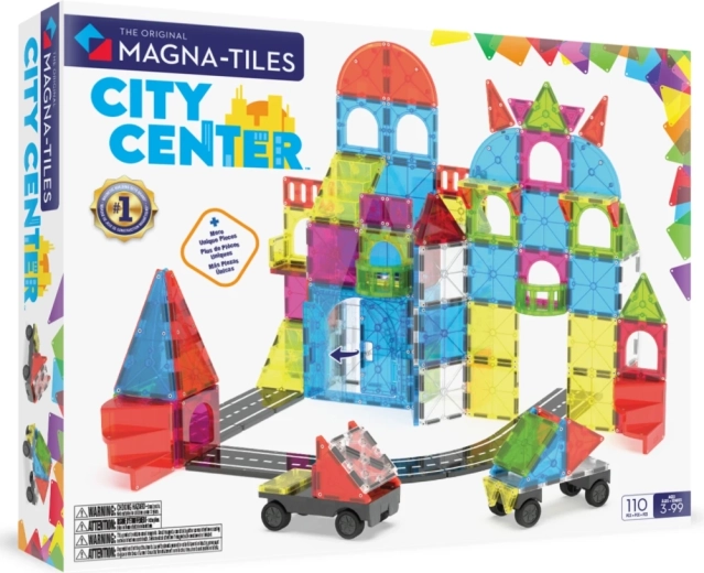 MAGNA-TILES costruzioni magnetiche Centro città (110 pezzi)