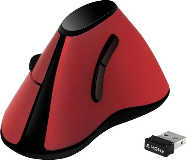 Mouse verticale ergonomica senza fili USB 2.4GHz