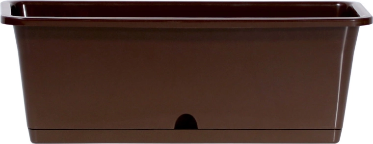 Camelia Planter Box 50.8 cm Brown Plastic