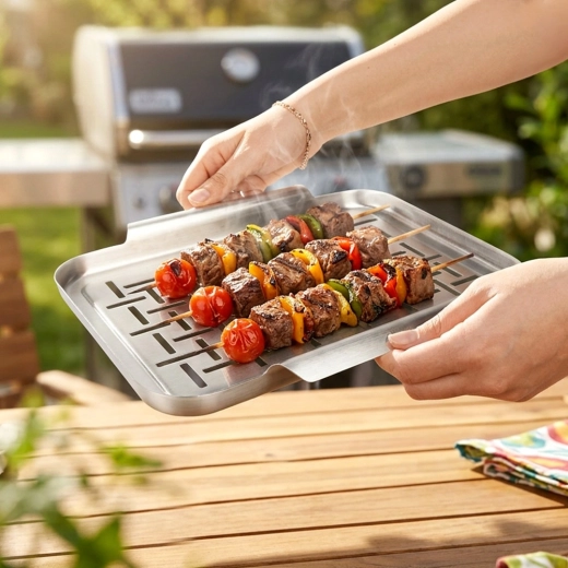 Handles and raised edges for convenient handling