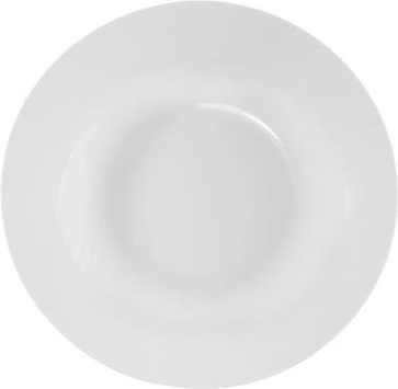 Porcelain deep plate 23 cm white