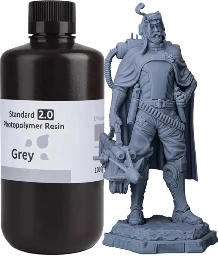 Résine photopolymère ELEGOO Standard 2.0 grise 1 kg