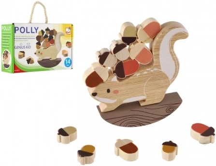 Bino wooden balancing game Squirrel