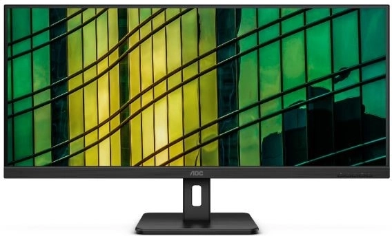 AOC U34E2M 34" ultrabrede monitor VA 100 Hz