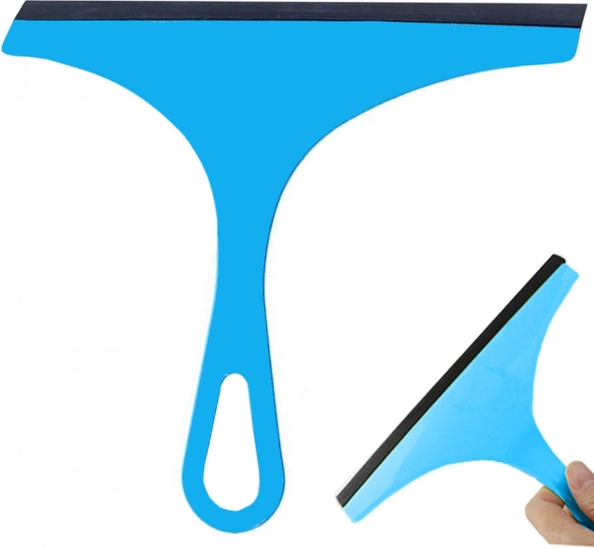Window squeegee with ergonomic handle