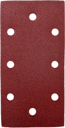 Ritaglio abrasivo 93 × 185 mm, grana 180, 8 fori, con velcro (5 pz)