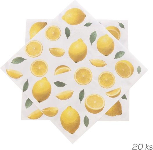 Papirservietter Limepop 33 × 33 cm (20 stk.)
