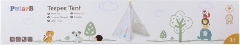 Children's teepee tent POLARB for indoor and garden play