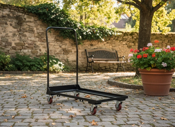 Plateforme stable pour un rangement sûr des chaises