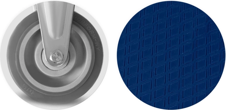 Skridsikker platform og beskyttende kant