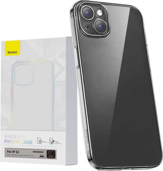 Custodia trasparente Baseus Simple per iPhone 13