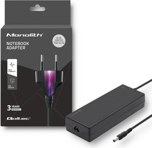 namizni napajalni adapter 120 W, 12 V, 10 A, 5,5 × 2,5 mm + napajalni kabel