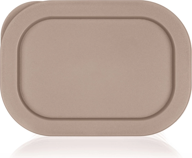 Practical lid in latte shade