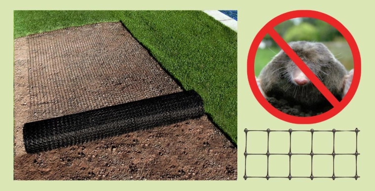 Zanesljiva pregrada proti krtičem