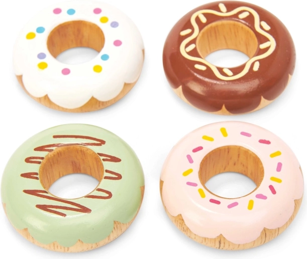 Set of Wooden Donuts