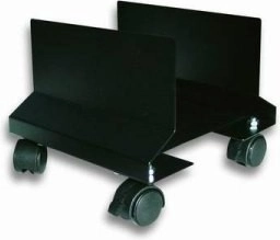 PC Stand on Wheels, Black